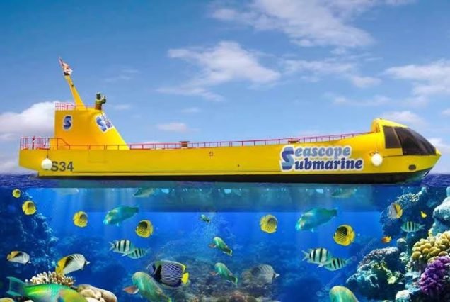 Submarine in Sharm El Sheikh